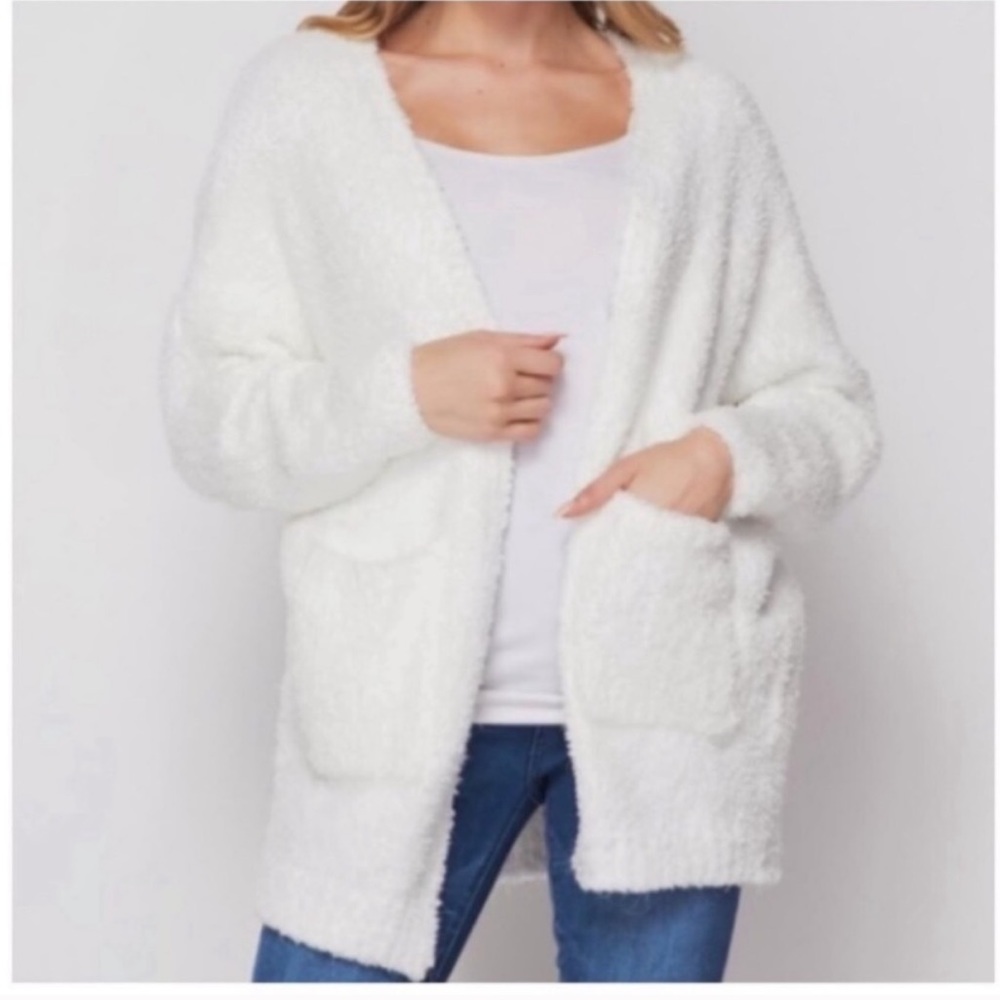 MUST GO SALE ENDS 12/28 White Teddy Cardigan